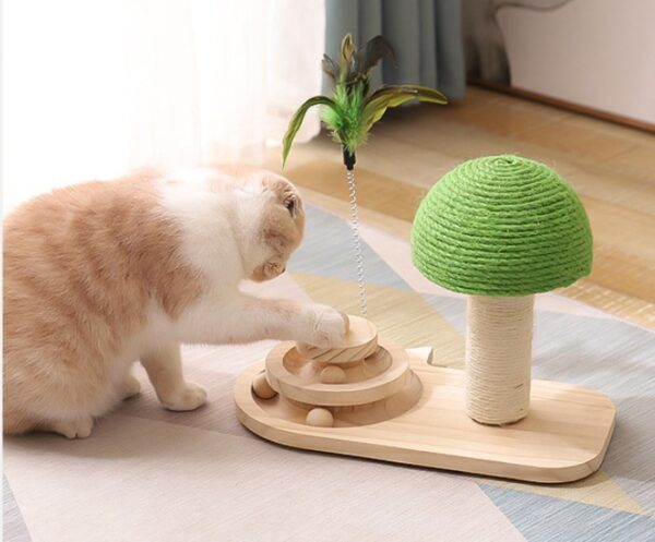 purrtower double sisal cat scratching post