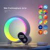 q light alarm clock sunrise bluetooth with colorful light 154