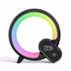 q light alarm clock sunrise bluetooth with colorful light 17