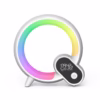 q light alarm clock sunrise bluetooth with colorful light 19