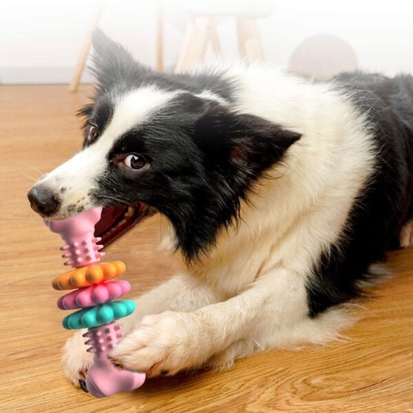 toughbite bone indestructible chew toy for dogs durable dog toy safe teeth cleaning chewer 3