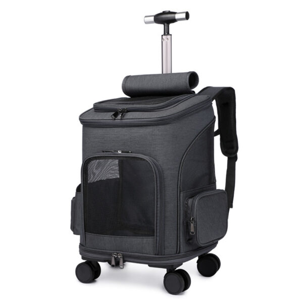 TravelPaw Trolley – Portable Folding Pet Backpack - Image 2