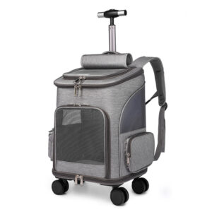 travelpaw trolley portable folding pet backpack travel carrier breathable lightweight dog cat bag 2