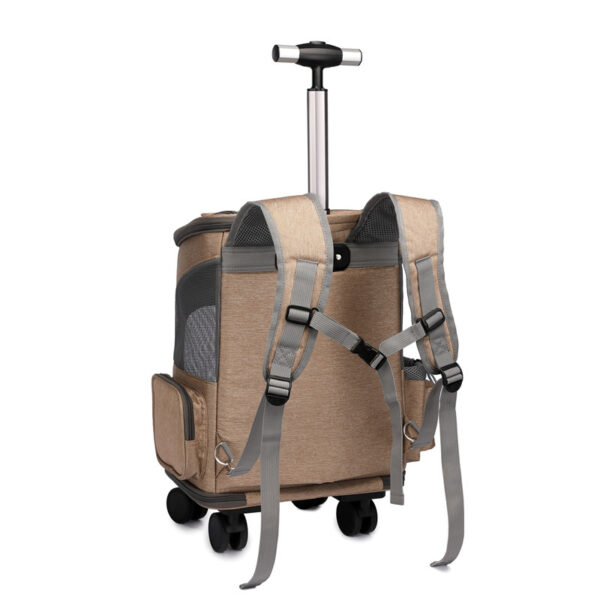 TravelPaw Trolley – Portable Folding Pet Backpack - Image 4