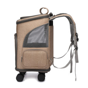 travelpaw trolley portable folding pet backpack travel carrier breathable lightweight dog cat bag 6