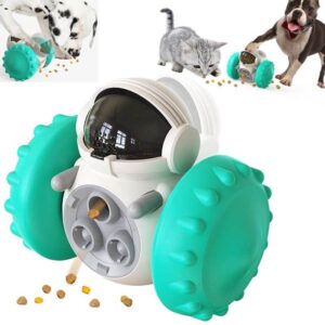 treatracer smart balance feeder toy for cats dogs