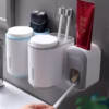 wall mounted automatic toothpaste dispenser bathroom accessory set 1