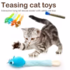 whiskerwand™ long tail mouse cat teaser toy