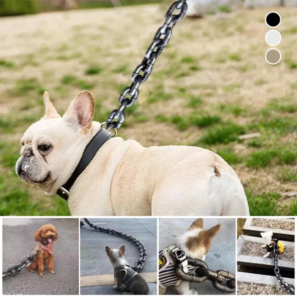 📏 Funny Dog Leash – Realistic Iron Chain Pet Leash for Small, Medium & Large Dogs | Durable Dog Collar Accessory for Walking & Training - Image 5